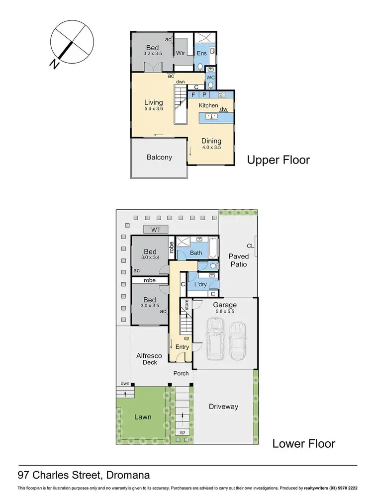 Floorplan of Homely house listing, 97 Charles Street, Dromana VIC 3936