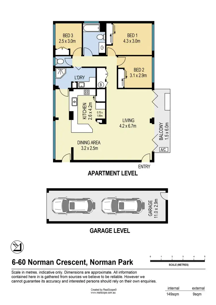Floorplan of Homely unit listing, 6/60 Norman Crescent, Norman Park QLD 4170