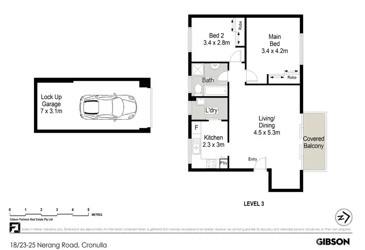 Floorplan of Homely apartment listing, 18/23-25 Nerang Road, Cronulla NSW 2230