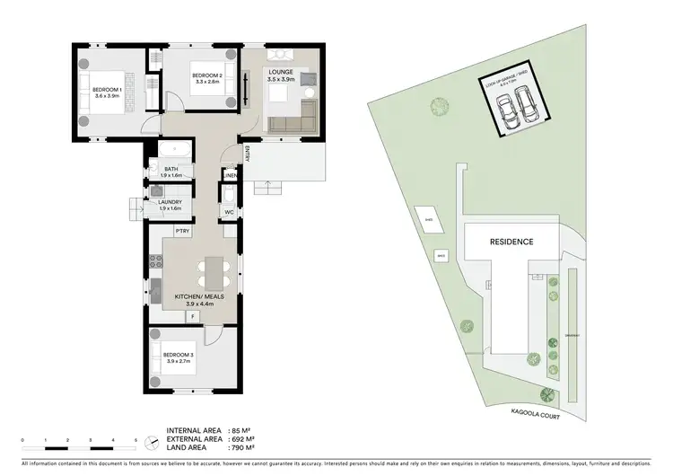 Floorplan of Homely house listing, 5 Kagoola Court, Norlane VIC 3214