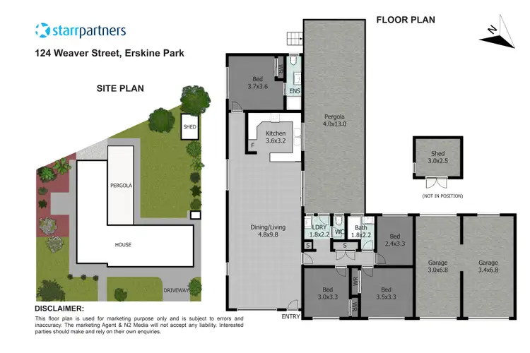 Floorplan of Homely house listing, 124 Weaver Street, Erskine Park NSW 2759