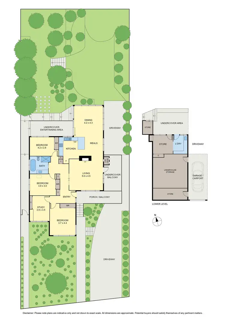 Floorplan of Homely house listing, 10 Lind Street, Strathmore VIC 3041