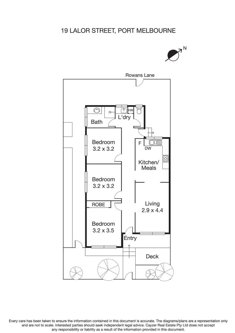 Floorplan of Homely house listing, 19 Lalor Street, Port Melbourne VIC 3207