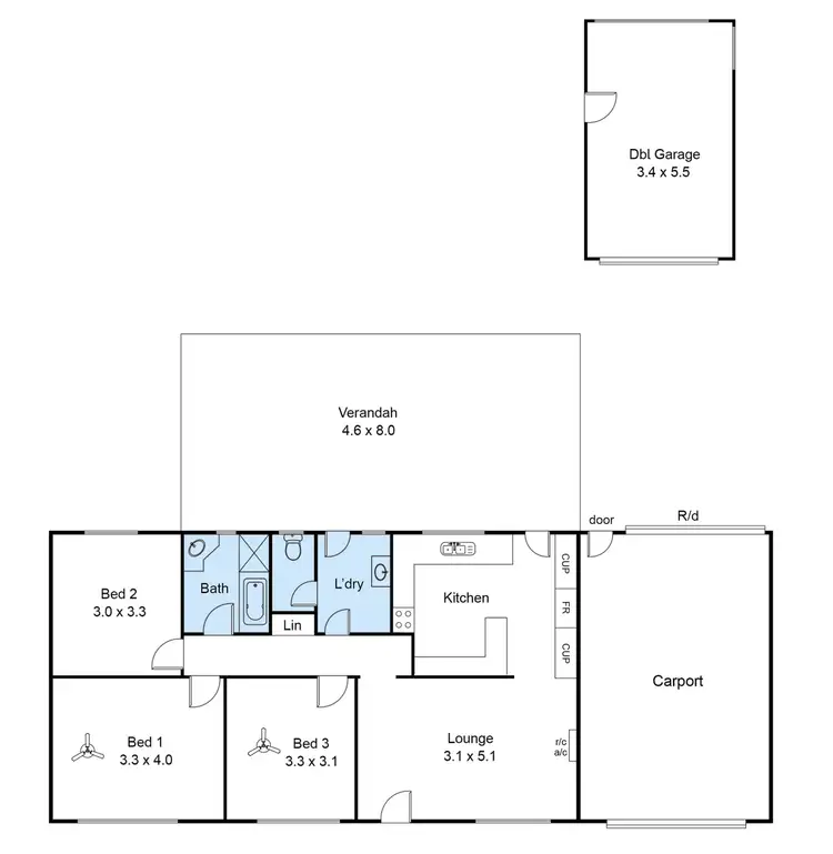 Floorplan of Homely house listing, 17 Anembo Street, O'sullivan Beach SA 5166
