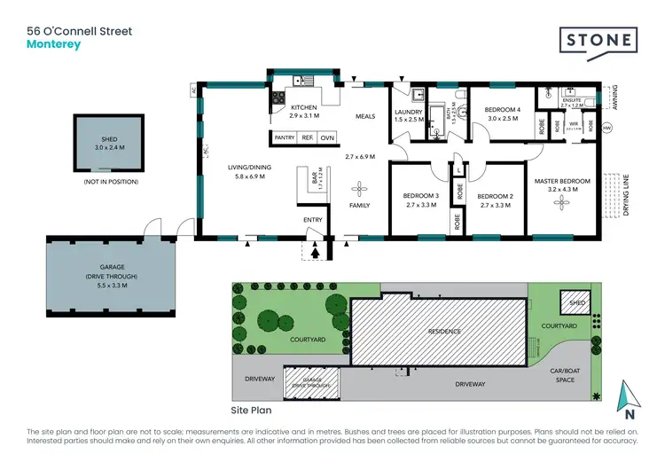 Floorplan of Homely house listing, 56 O'Connell Street, Monterey NSW 2217