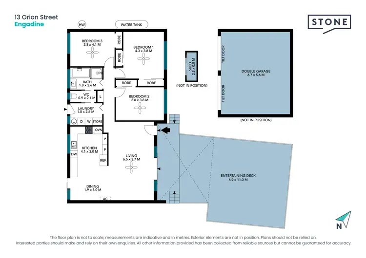 Floorplan of Homely house listing, 13 Orion Street, Engadine NSW 2233