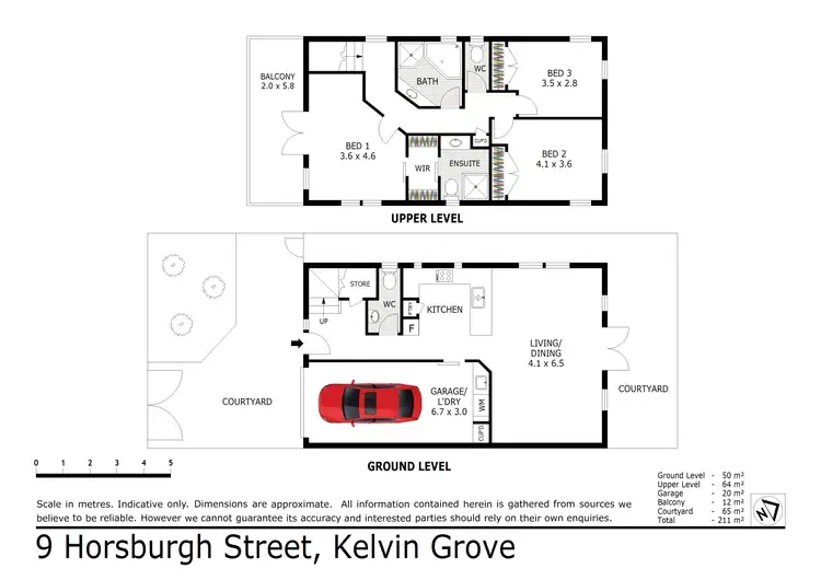 Floorplan of Homely house listing, 9 Horsburgh Street, Kelvin Grove QLD 4059