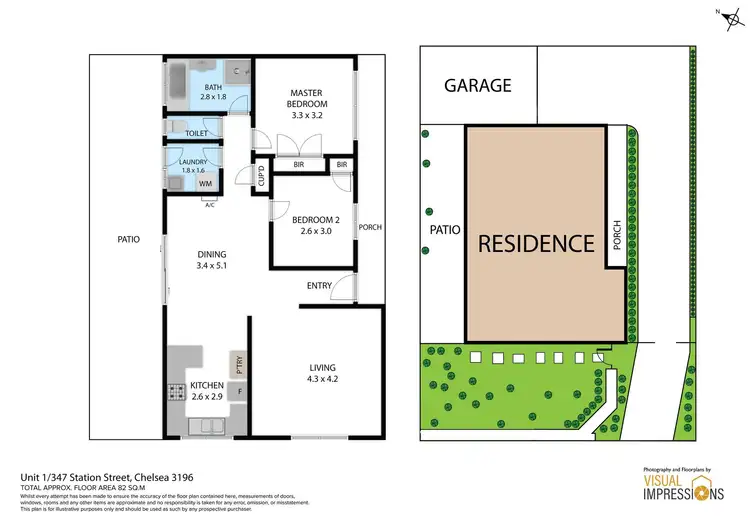Floorplan of Homely unit listing, 1/347 Station Street, Chelsea VIC 3196