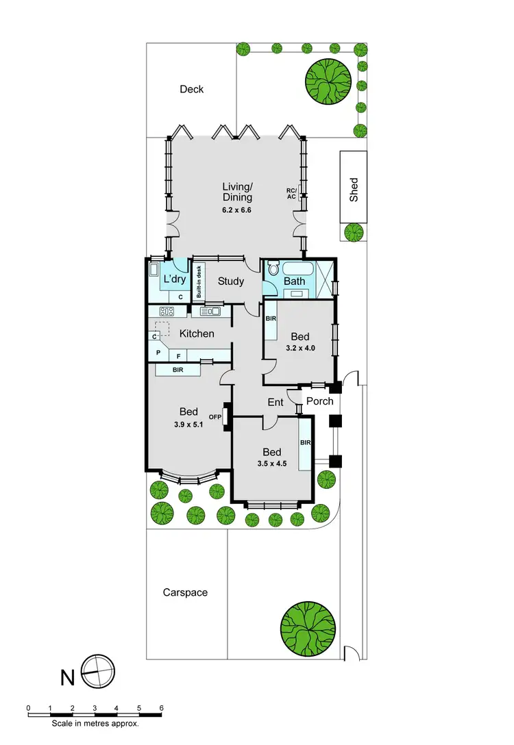 Floorplan of Homely house listing, 284 Grange Road, Ormond VIC 3204