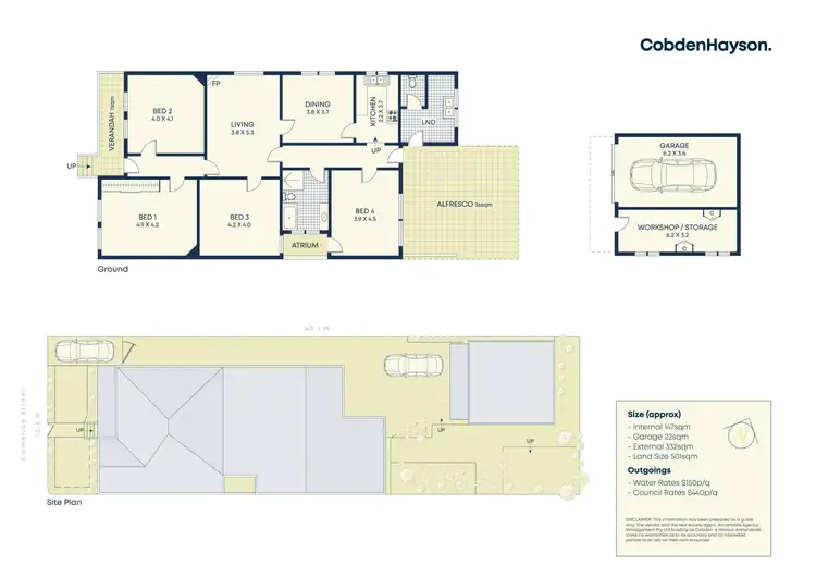 Floorplan of Homely house listing, 3 Emmerick Street, Lilyfield NSW 2040