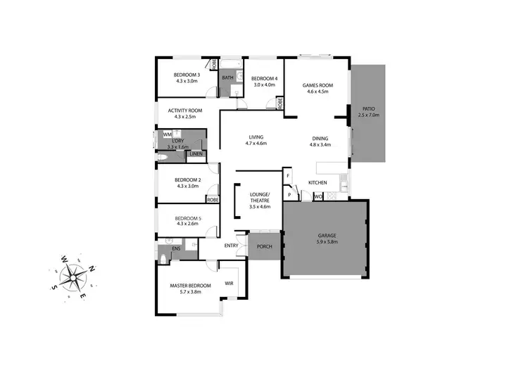 Floorplan of Homely house listing, 10 Dyer Lane, Lakelands WA 6180