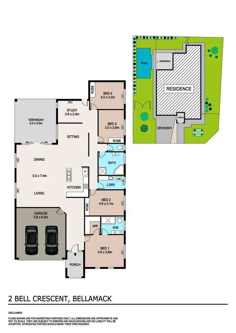 Floorplan of Homely house listing, 2 Bell Crescent, Bellamack NT 832