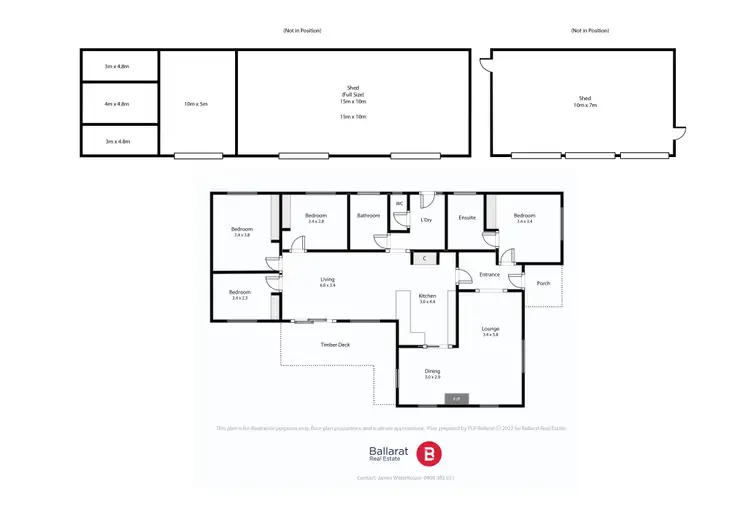 Floorplan of Homely house listing, 49 James Court, Smythes Creek VIC 3351