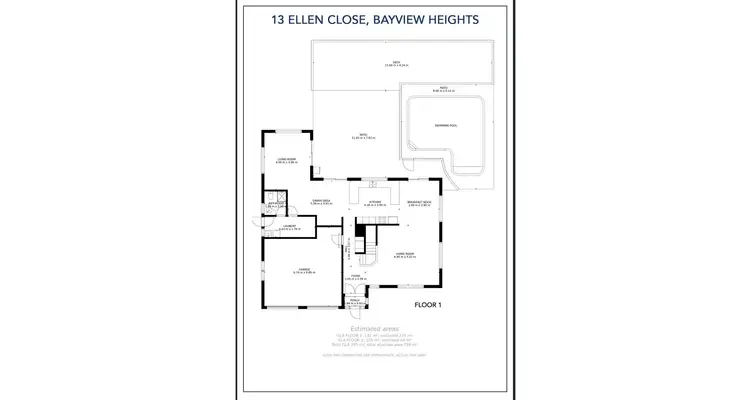Floorplan of Homely house listing, 13 Ellen Close, Bayview Heights QLD 4868