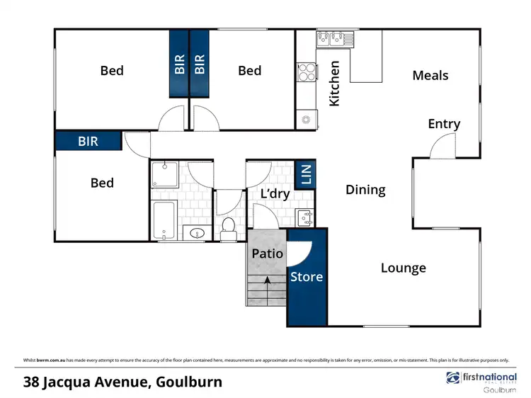 Floorplan of Homely house listing, 38 Jacqua Avenue, Goulburn NSW 2580