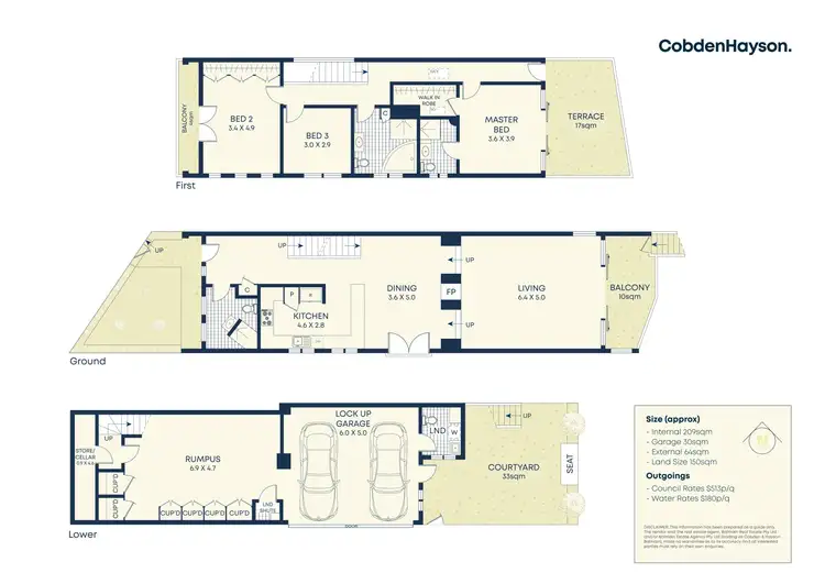 Floorplan of Homely house listing, 178 Beattie Street, Balmain NSW 2041