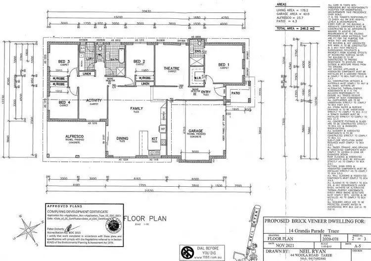 Floorplan of Homely house listing, 14 Grandis Parade, Taree NSW 2430