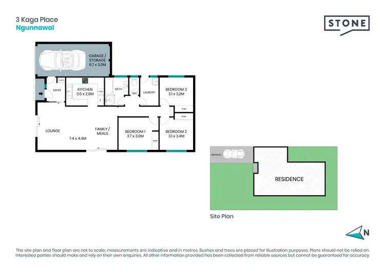 Floorplan of Homely house listing, 3 Kaga Place, Ngunnawal ACT 2913