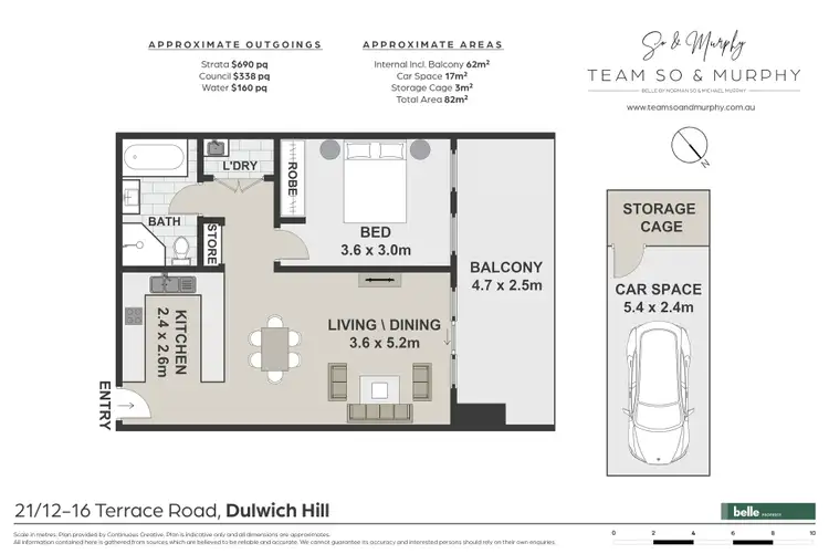 Floorplan of Homely apartment listing, 21/12-16 Terrace Road, Dulwich Hill NSW 2203