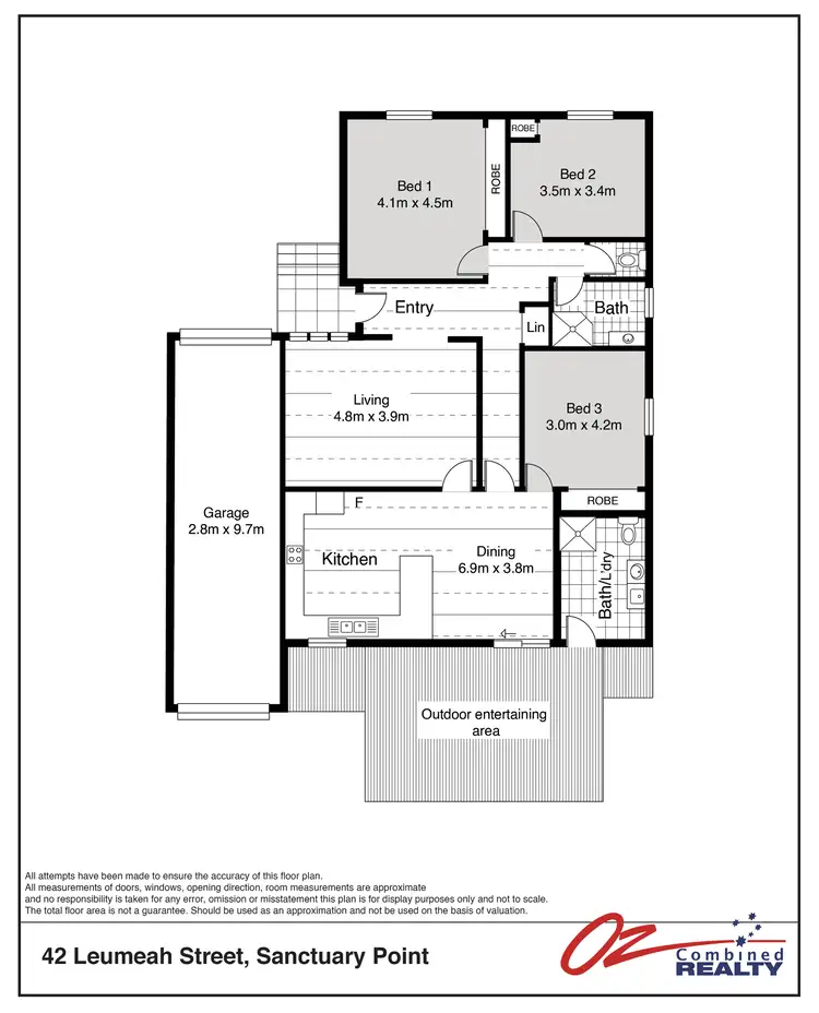 Floorplan of Homely house listing, 42 Leumeah Street, Sanctuary Point NSW 2540