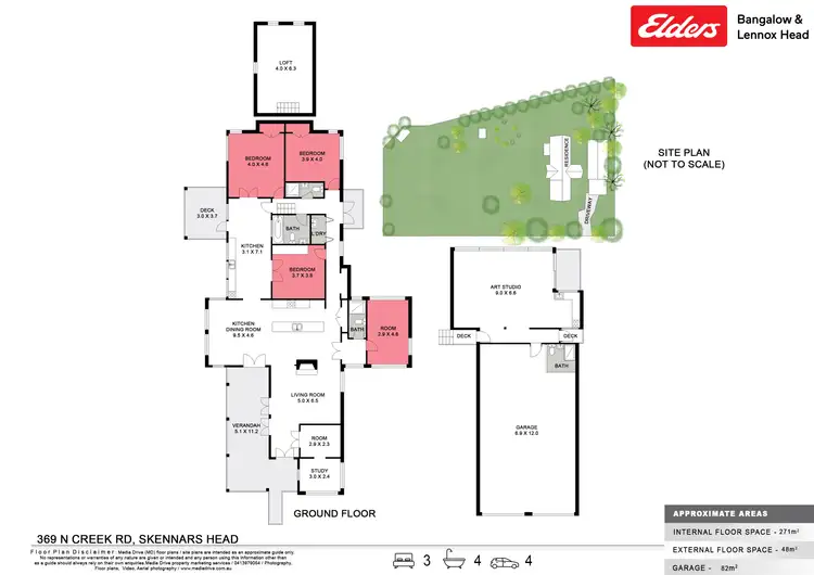 Floorplan of Homely house listing, 369 North Creek Road, Skennars Head NSW 2478