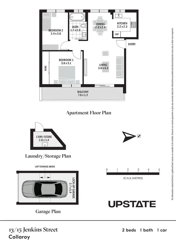 Floorplan of Homely unit listing, 13/15 Jenkins Street, Collaroy NSW 2097