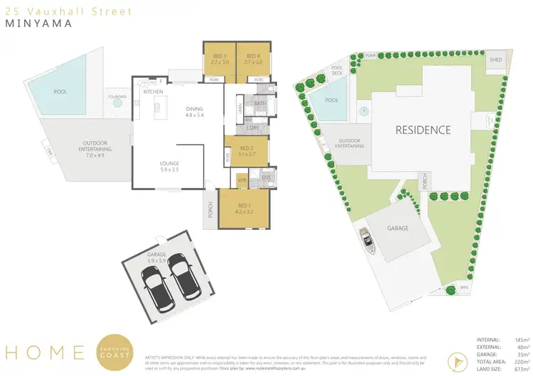 Floorplan of Homely house listing, 25 Vauxhall Street, Minyama QLD 4575