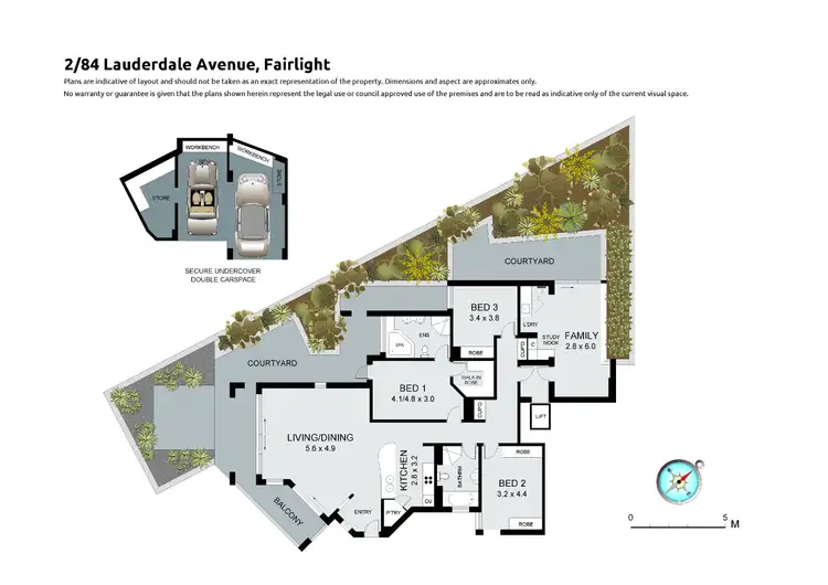 Floorplan of Homely apartment listing, 2/84 Lauderdale Avenue, Fairlight NSW 2094