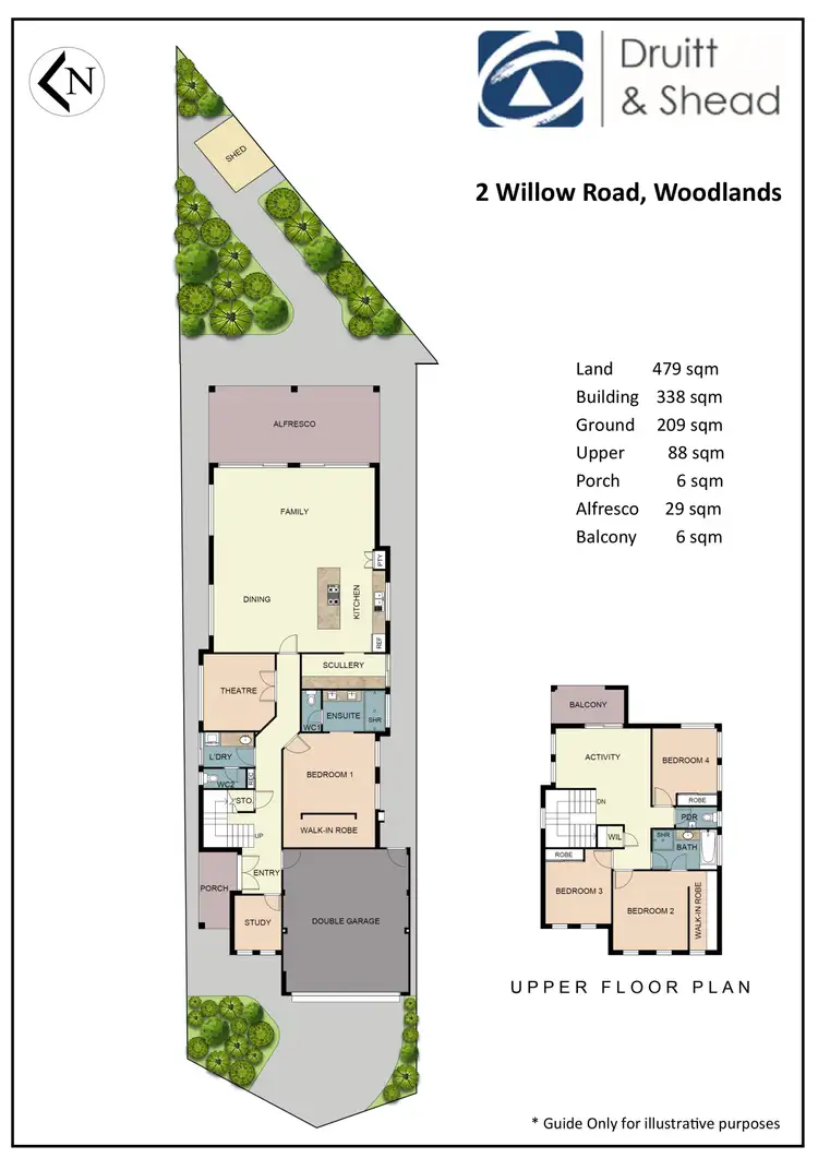 Floorplan of Homely house listing, 2 Willow Road, Woodlands WA 6018