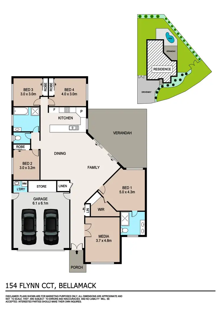 Floorplan of Homely house listing, 154 Flynn Circuit, Bellamack NT 832