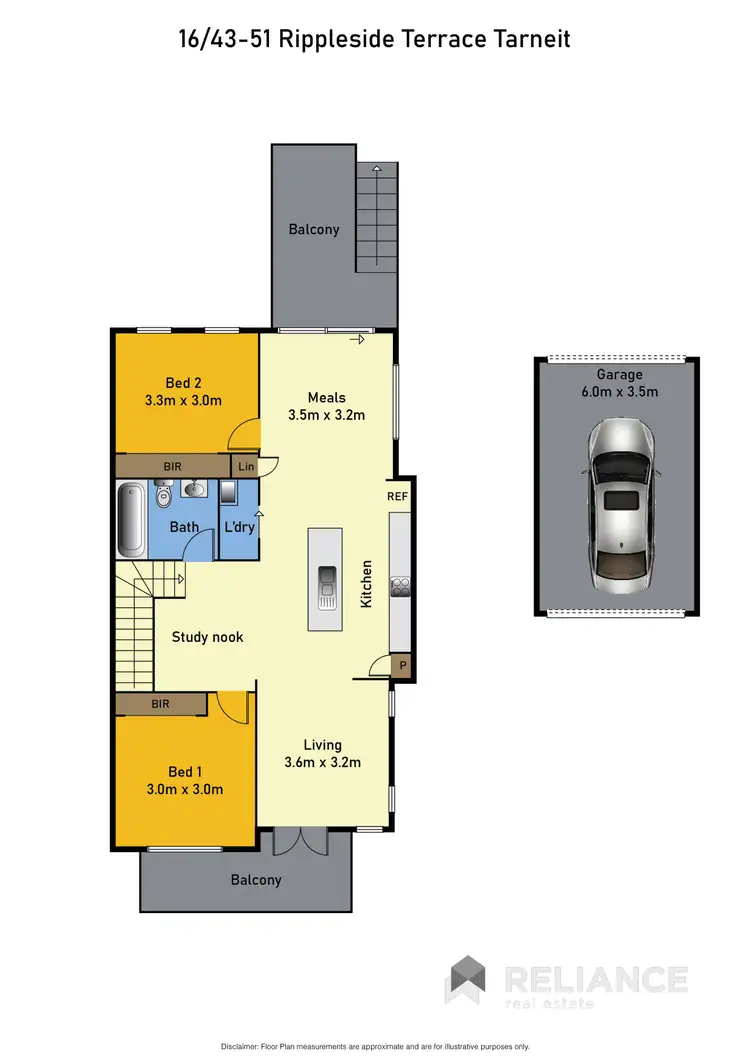 Floorplan of Homely house listing, 16/43-51 Rippleside Terrace, Tarneit VIC 3029