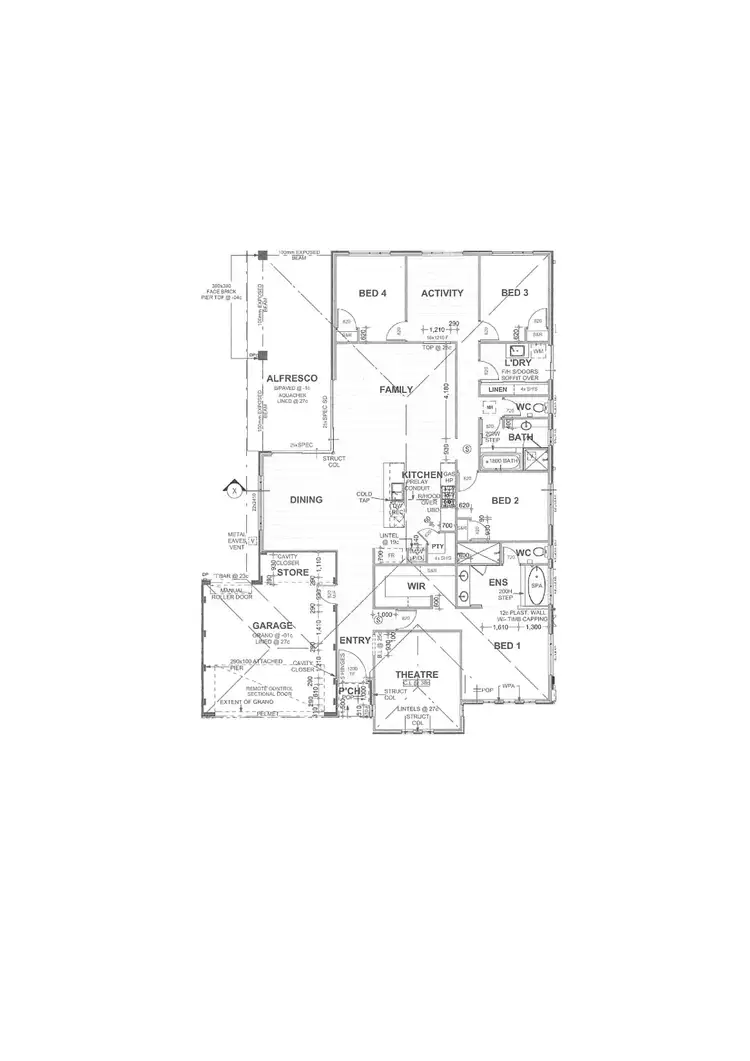 Floorplan of Homely house listing, 21 Fairweather Drive, Piara Waters WA 6112