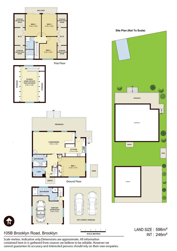 Floorplan of Homely house listing, 105B Brooklyn Road, Brooklyn NSW 2083