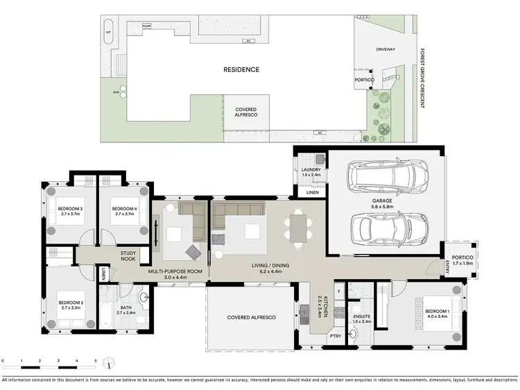 Floorplan of Homely house listing, 27 Forest Grove Crescent, Sippy Downs QLD 4556