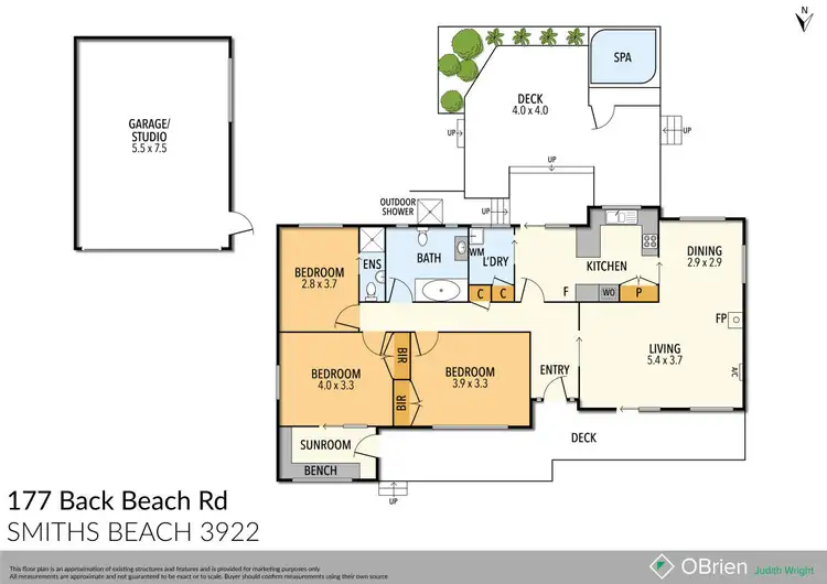 Floorplan of Homely house listing, 177 Back Beach Road, Smiths Beach VIC 3922