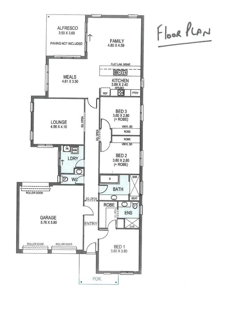 Floorplan of Homely house listing, 32 Vista Parade, Seaford Heights SA 5169