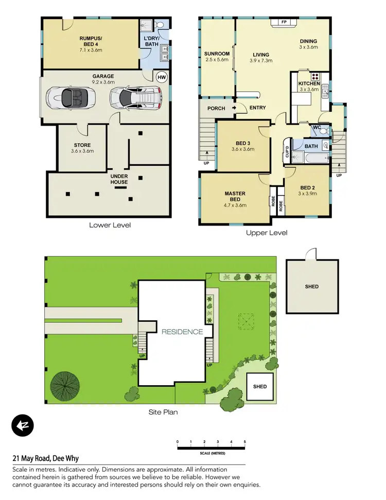 Floorplan of Homely house listing, 21 May Road, Dee Why NSW 2099