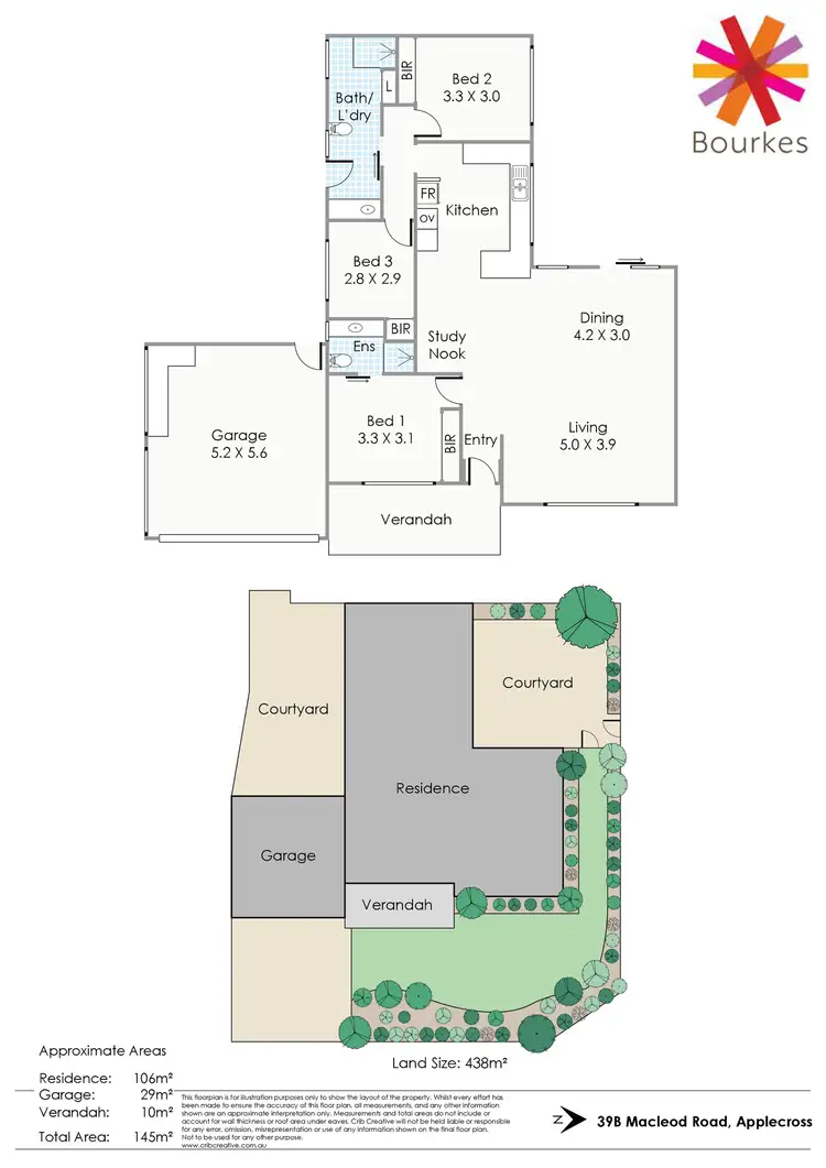 Floorplan of Homely house listing, 39B Macleod Road, Applecross WA 6153