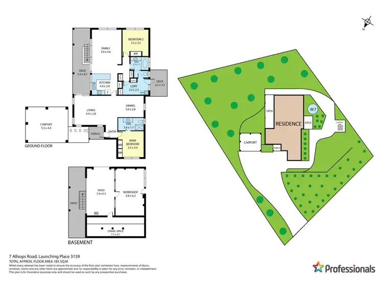 Floorplan of Homely house listing, 7 Allsops Road, Launching Place VIC 3139