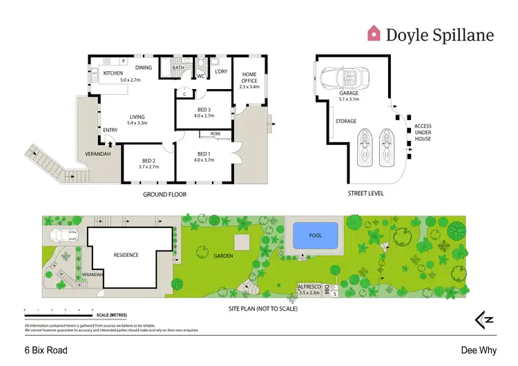 Floorplan of Homely house listing, 6 Bix Road, Dee Why NSW 2099