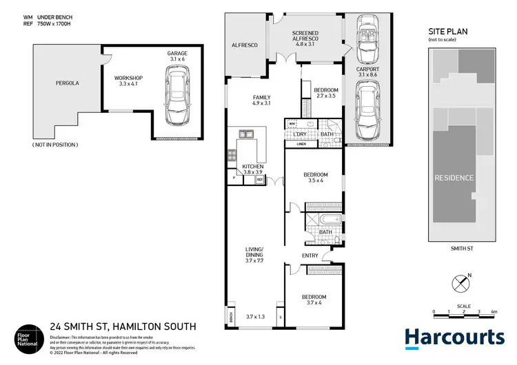 Floorplan of Homely house listing, 24 Smith Street, Hamilton South NSW 2303