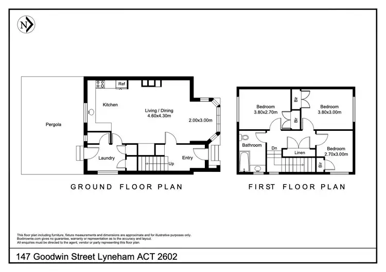 Floorplan of Homely house listing, 147 Goodwin Street, Lyneham ACT 2602