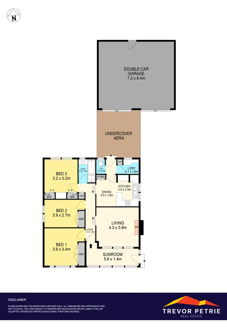 Floorplan of Homely house listing, 1180 Norman Street, Wendouree VIC 3355