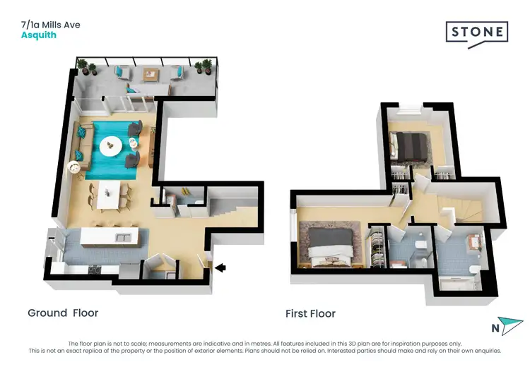 Floorplan of Homely apartment listing, 7/1a Mills Ave, Asquith NSW 2077