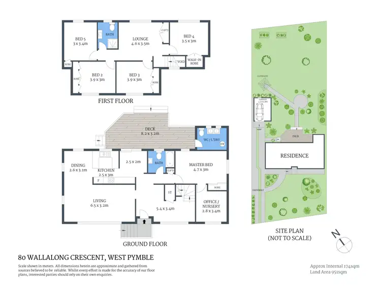 Floorplan of Homely house listing, 80 Wallalong Cres, West Pymble NSW 2073