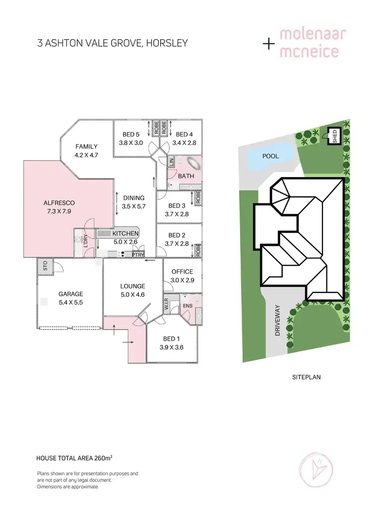 Floorplan of Homely house listing, 3 Ashton Vale Grove, Horsley NSW 2530