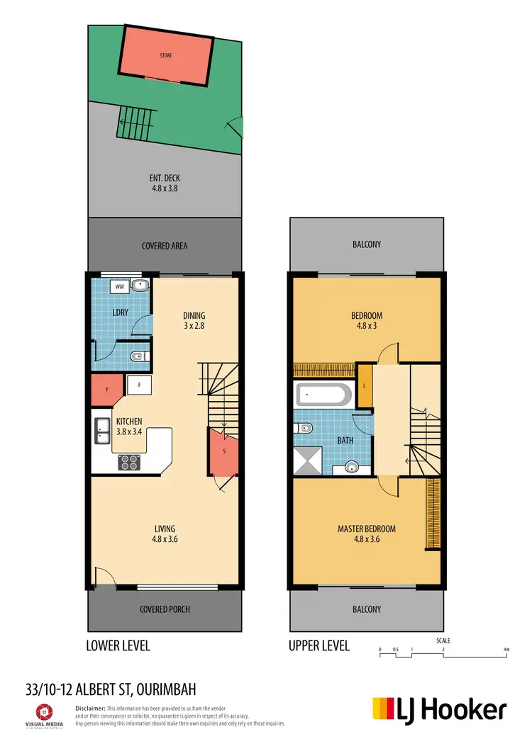 Floorplan of Homely townhouse listing, 33/10 Albert Street, Ourimbah NSW 2258