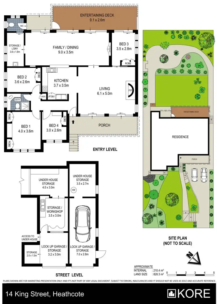 Floorplan of Homely house listing, 14 King Street, Heathcote NSW 2233