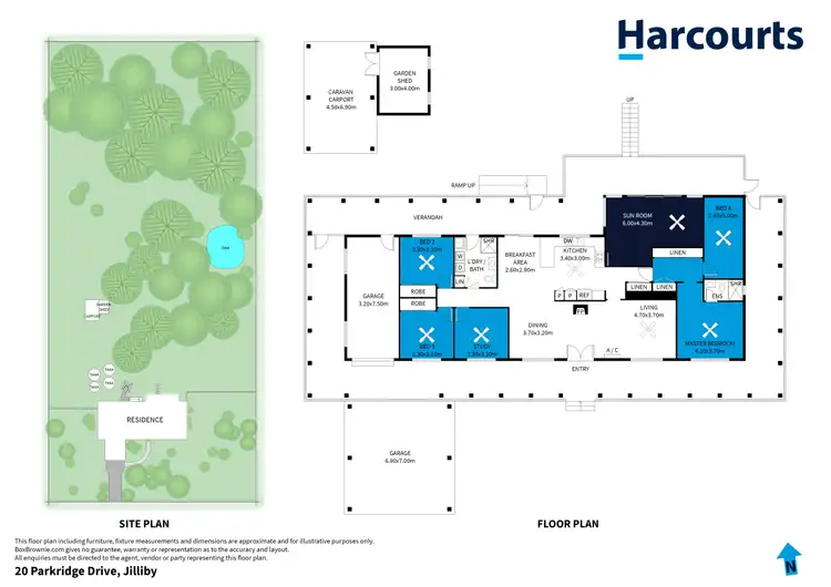 Floorplan of Homely rural property listing, 20 Parkridge Drive, Jilliby NSW 2259