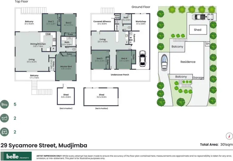 Floorplan of Homely house listing, 29 Sycamore Street, Mudjimba QLD 4564